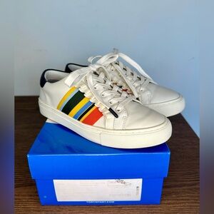 Tory Sport Ruffle Sneaker Size 6.5 in Perfect Ivory